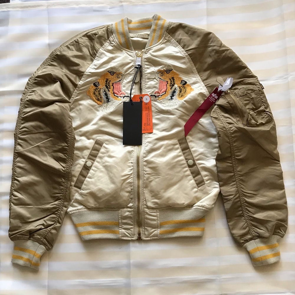 Alpha Industries Tiger Souvenir Bomber Jacket